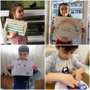 Evde Çiziyor, Evde Dokuyoruz