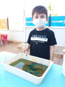 Öğrencilerimiz İle Ebru Sanatı Zamanı